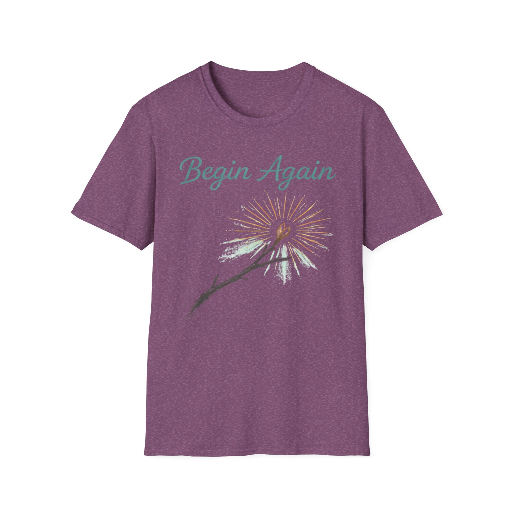 Begin Again T-Shirt — Inspirational Renewal & Growth Tee