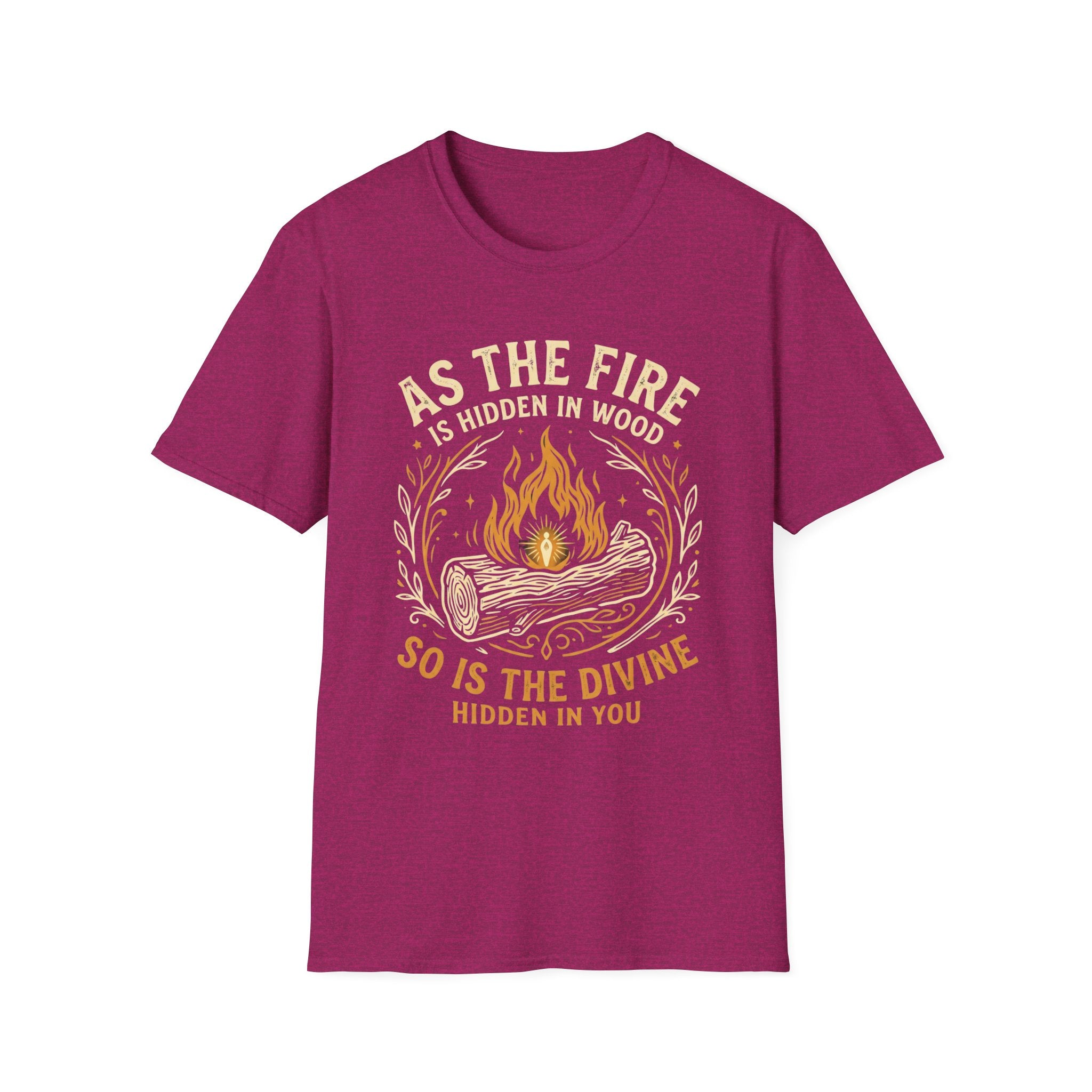 As the Fire Is Hidden in Wood So Is the Divine Hidden in You