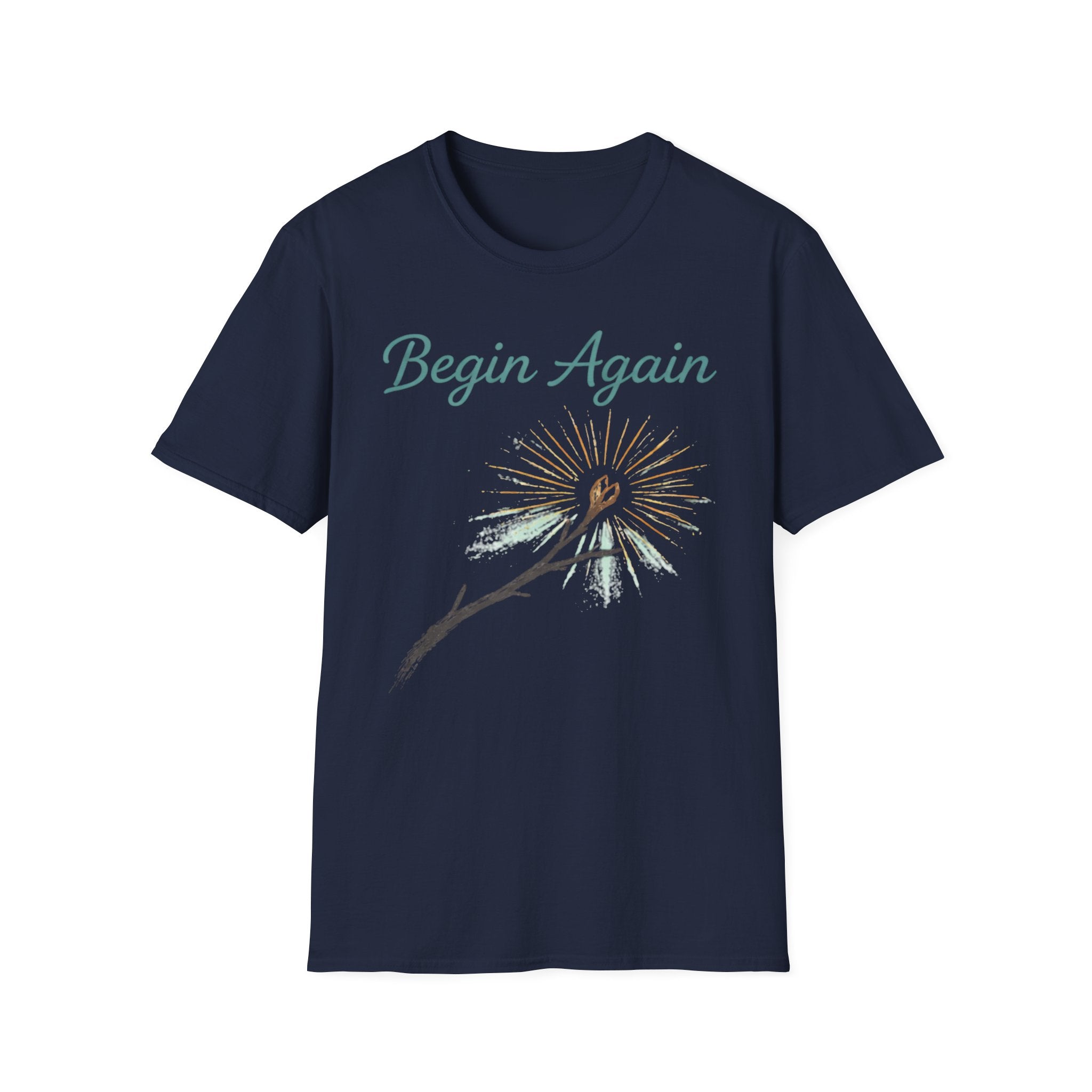 Begin Again T-Shirt — Inspirational Renewal & Growth Tee