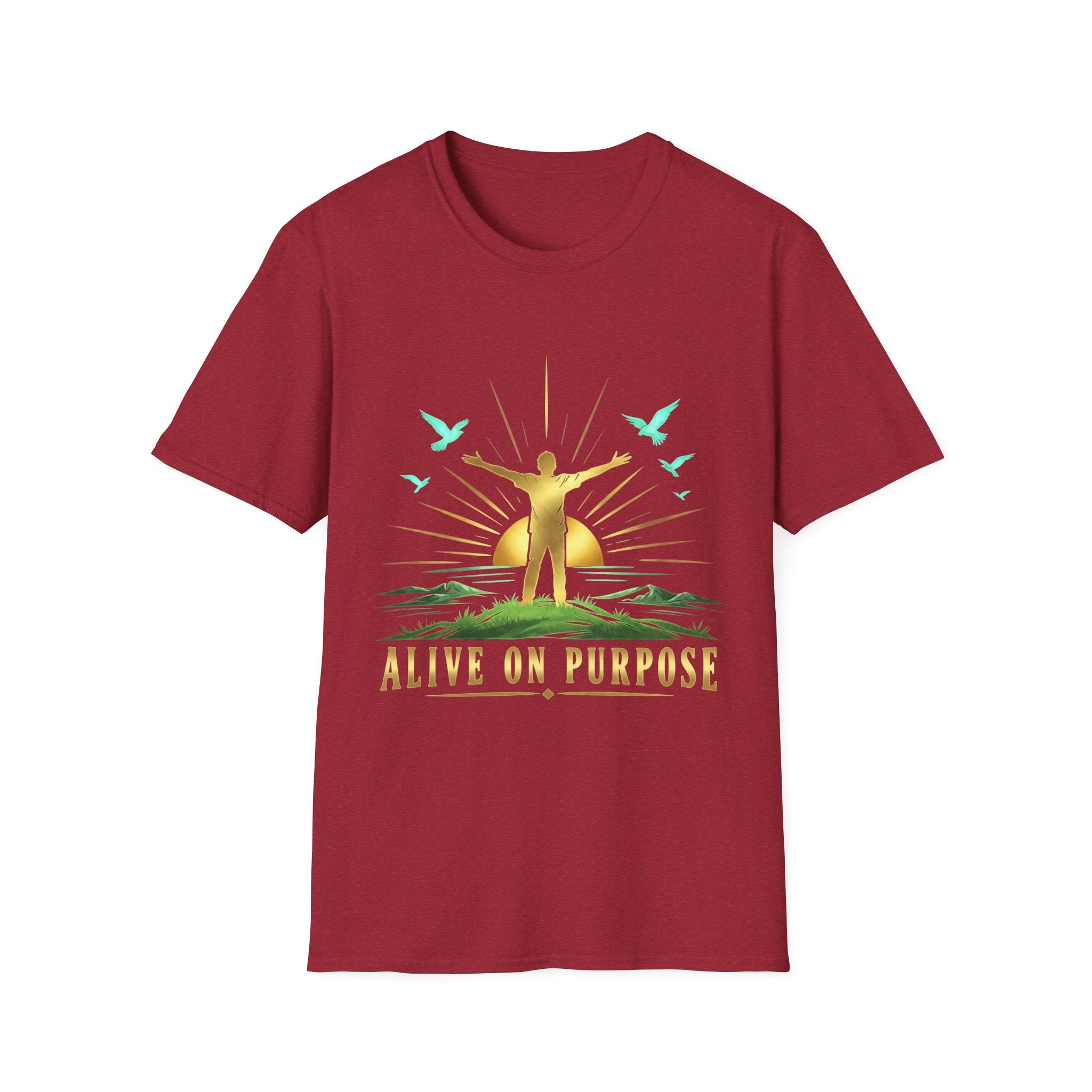 Alive on Purpose T-Shirt — Inspirational Motivational Tee
