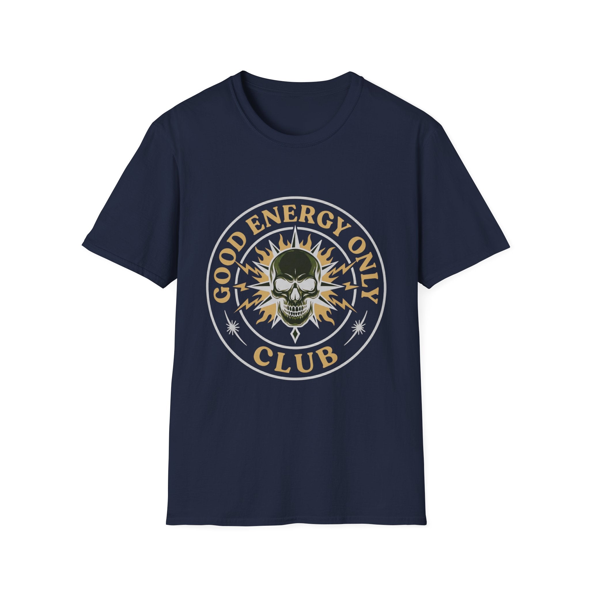 Good Energy Only Club Rock Skull