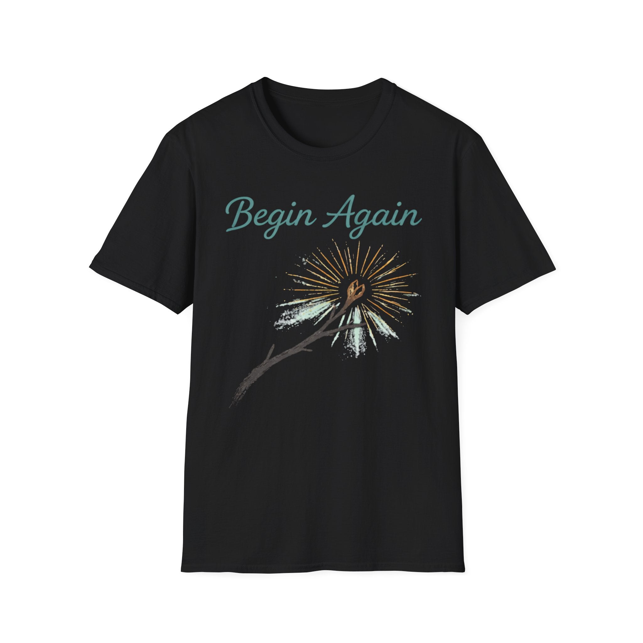 Begin Again T-Shirt — Inspirational Renewal & Growth Tee