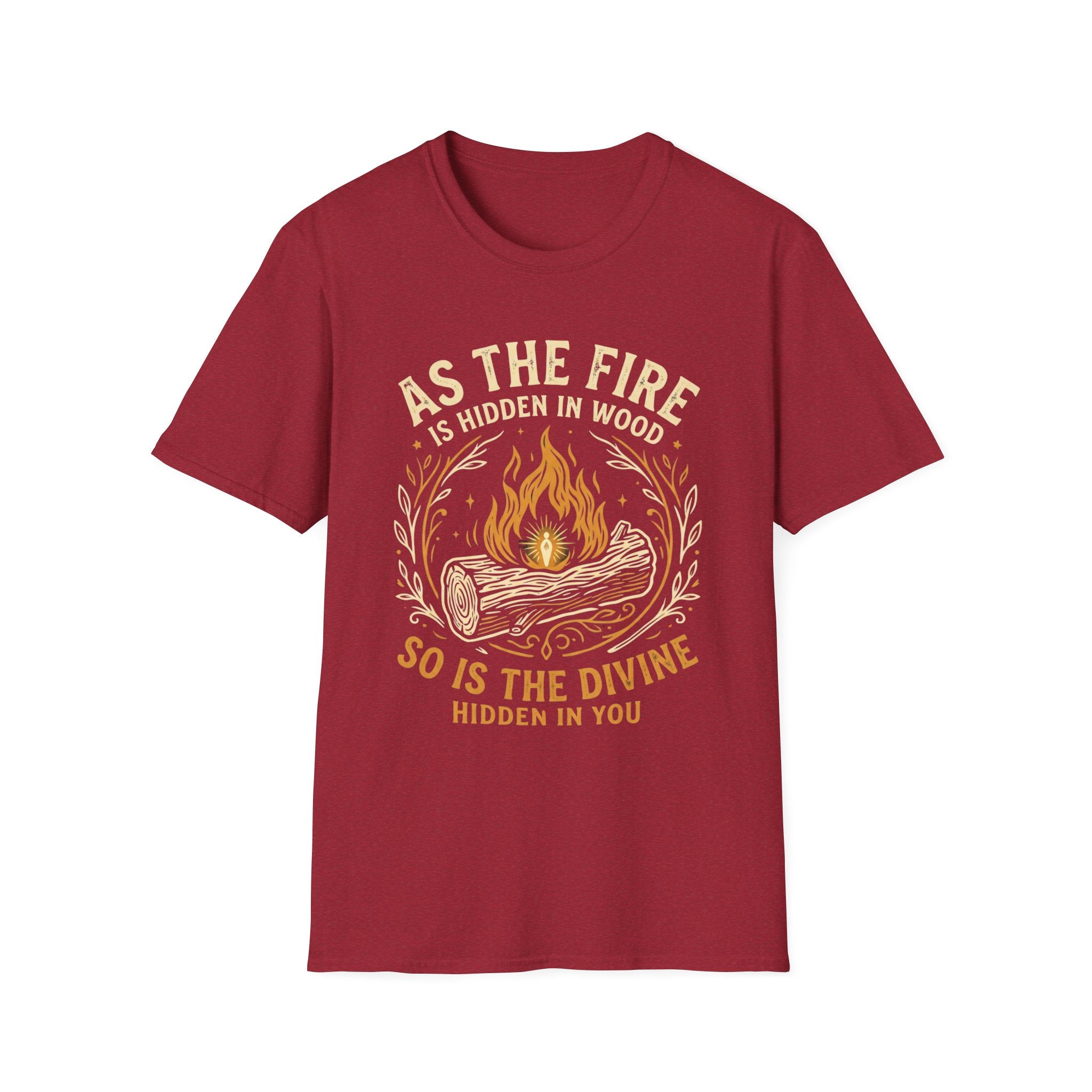 As the Fire Is Hidden in Wood So Is the Divine Hidden in You