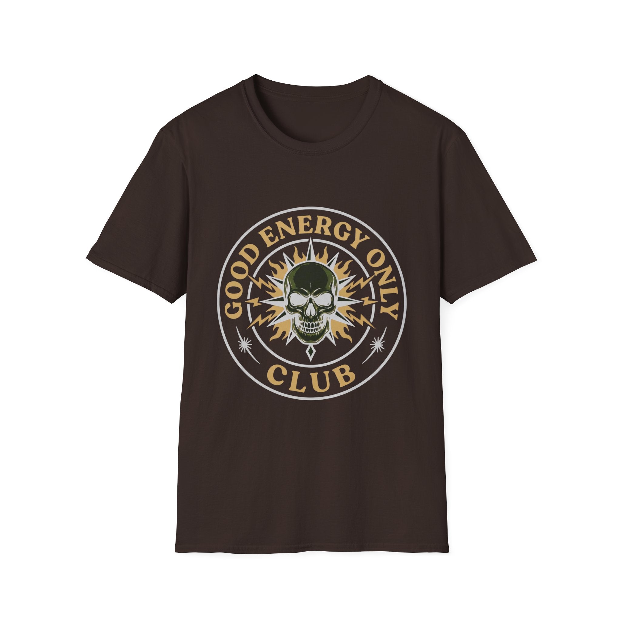 Good Energy Only Club Rock Skull