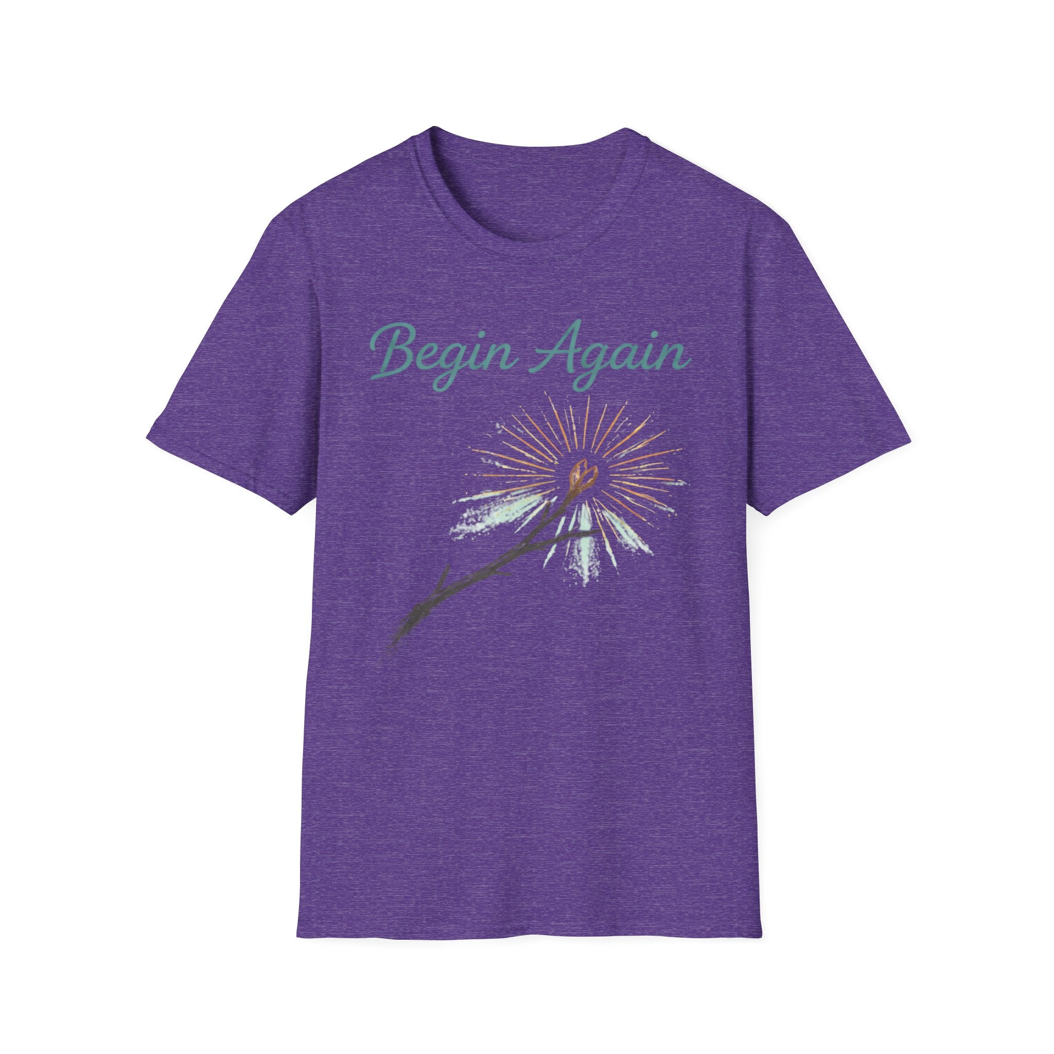 Begin Again T-Shirt — Inspirational Renewal & Growth Tee