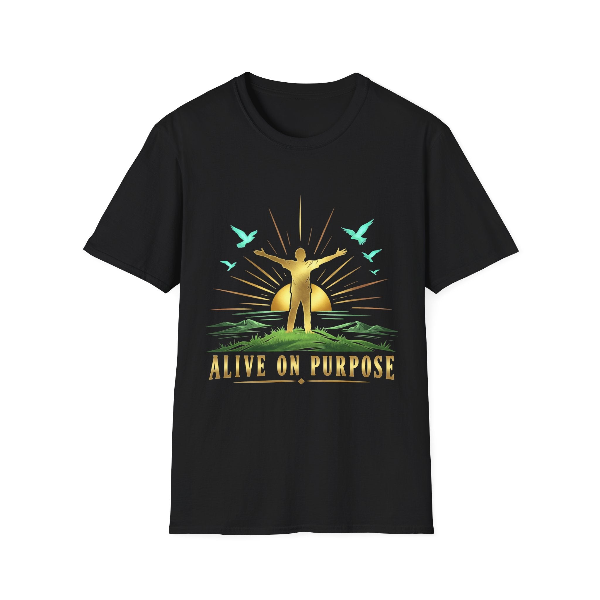 Alive on Purpose T-Shirt — Inspirational Motivational Tee