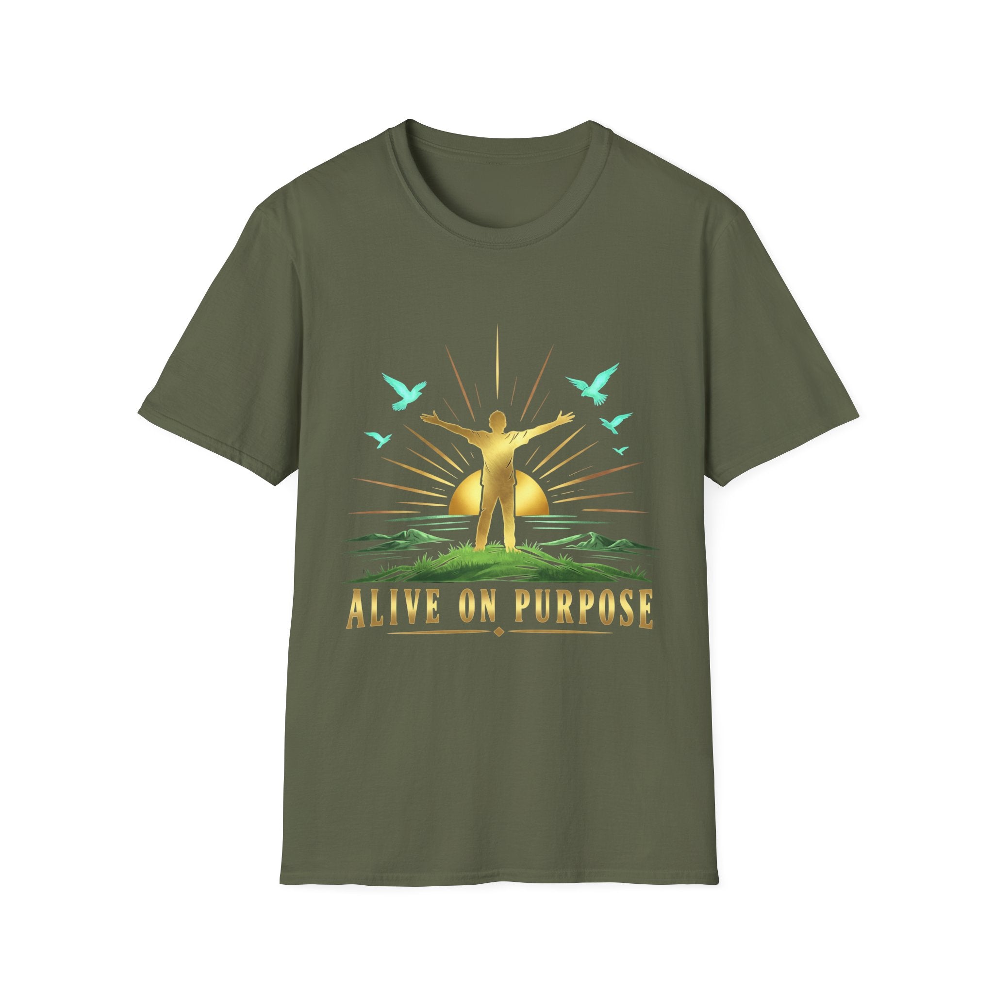 Alive on Purpose T-Shirt — Inspirational Motivational Tee