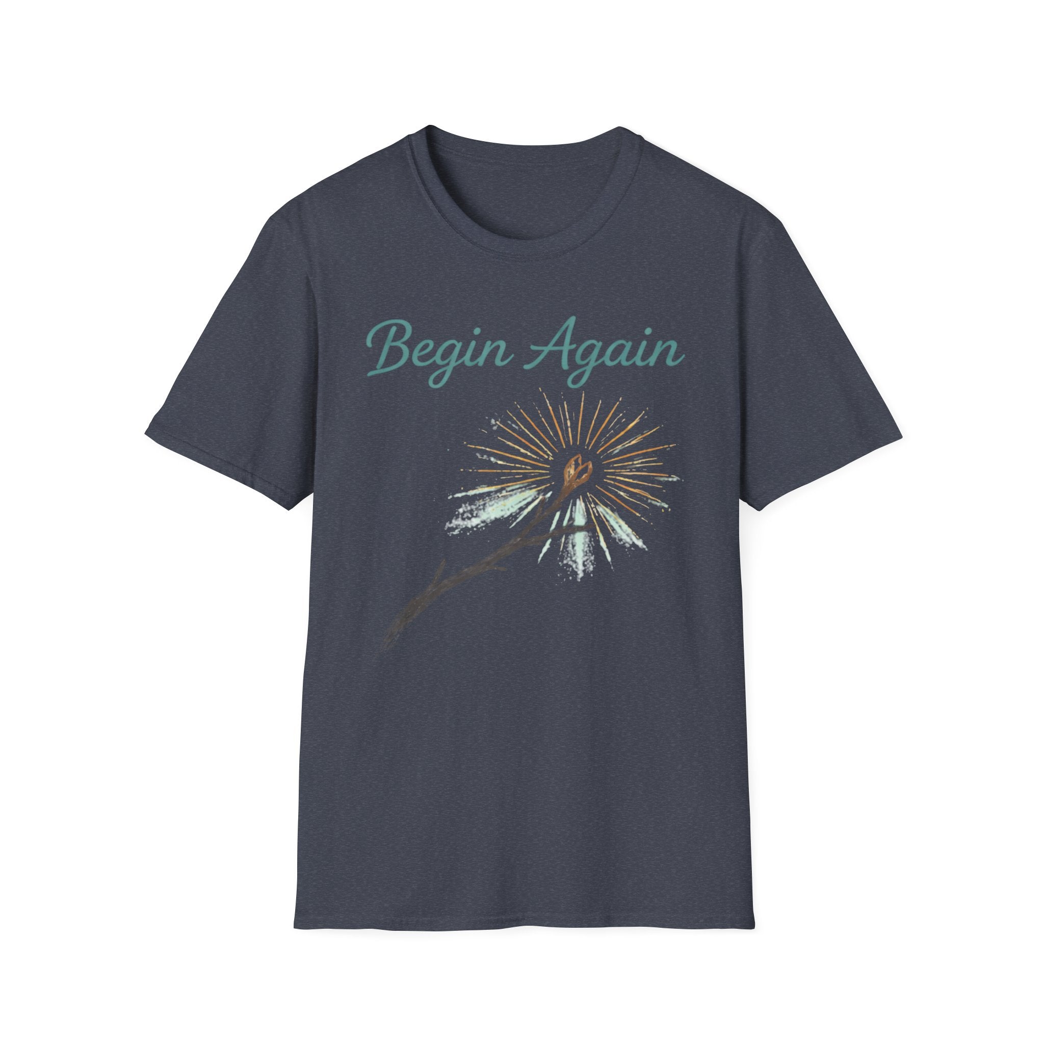 Begin Again T-Shirt — Inspirational Renewal & Growth Tee