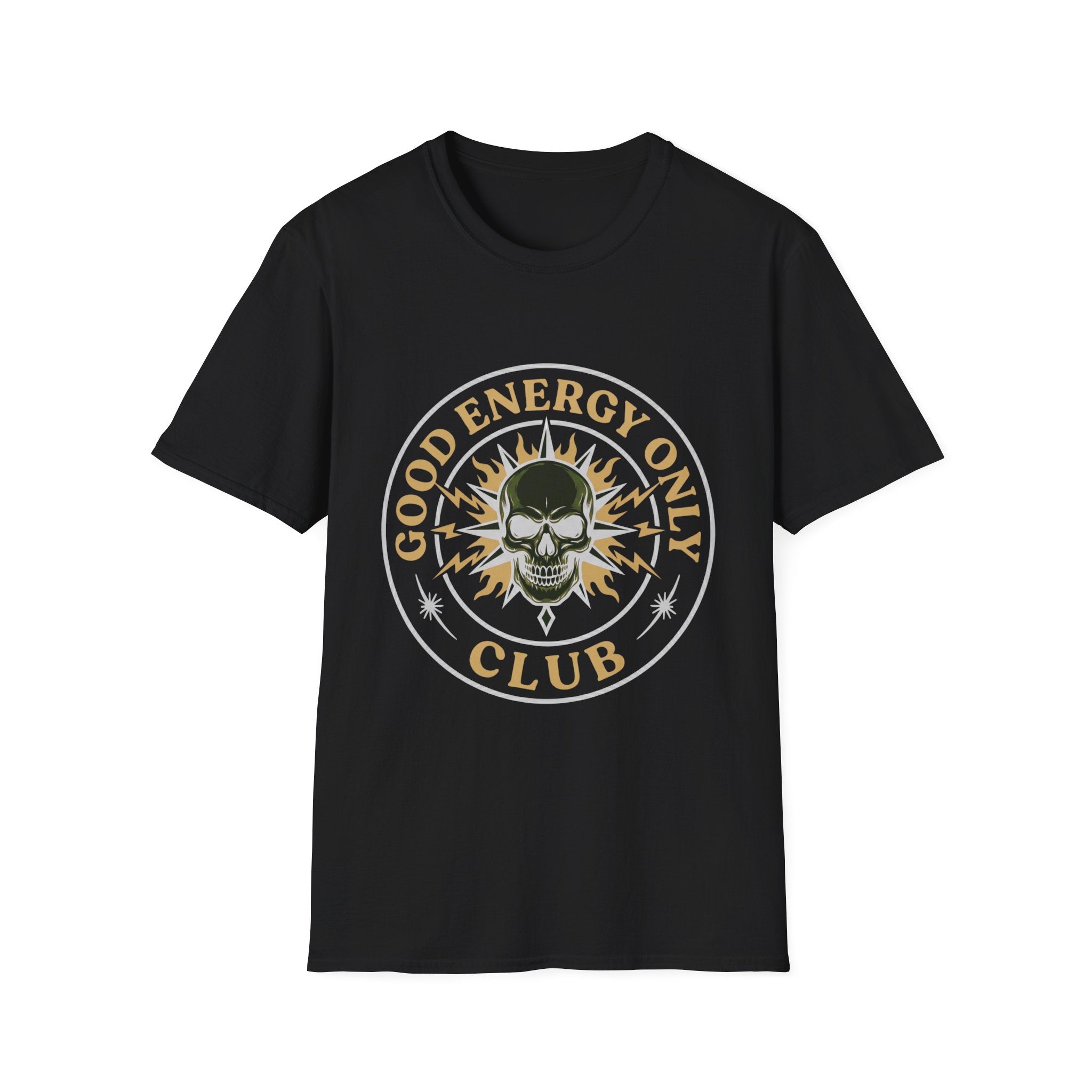 Good Energy Only Club Rock Skull