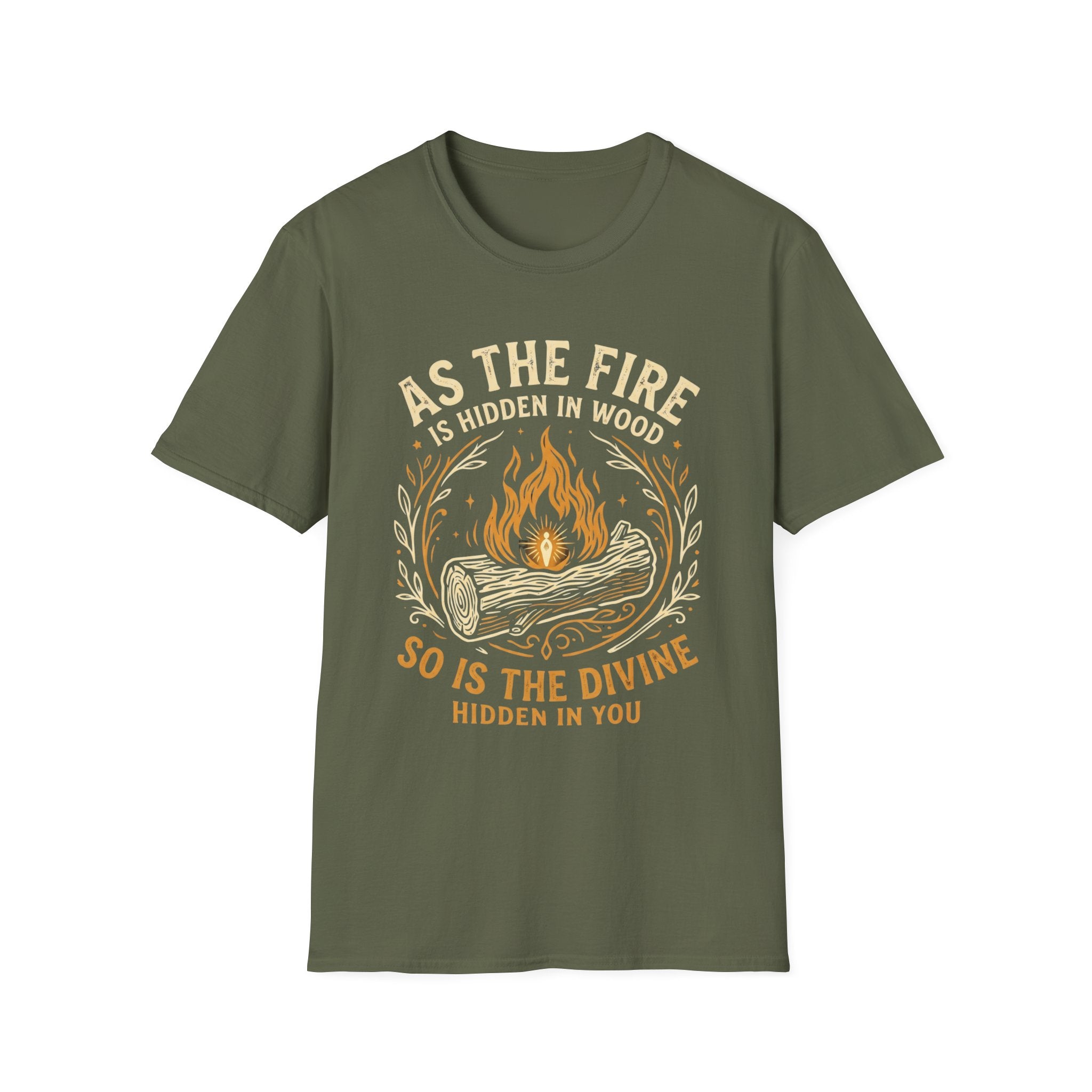As the Fire Is Hidden in Wood So Is the Divine Hidden in You